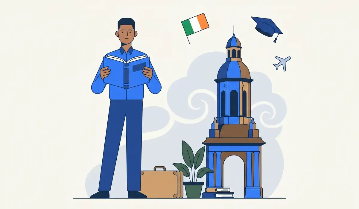Indian student at Trinity College Dublin